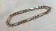 Women's 9ct Yellow Gold Bracelet 4mm Wide Length 7 Inch Hallmarked Weight 3.9g