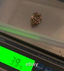 Women's 9ct Yellow Gold Bracelet 4mm Wide Length 7 Inch Hallmarked Weight 3.9g