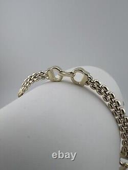 Women's 9ct Yellow Gold Bracelet 5mm Wide 7.5 Inch Full UK Hallmark