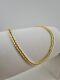 Women's 9ct Yellow Gold Spiga Bracelet 2.5mm Wide Fully Hallmarked & Boxed