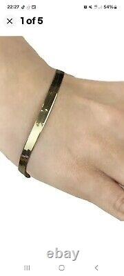 Womens 9ct gold Herrington bracelets 7.5 inch