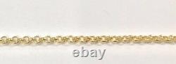 Yellow Gold 9ct 375 Belcher Chain 18 20 22 24 Fully Hallmarked
